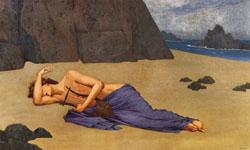 Alexandre Seon Orpheus' Lamentation oil painting picture